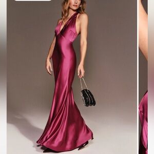 Reformation hibiscus Daniela Silk Dress